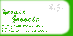 margit zoppelt business card